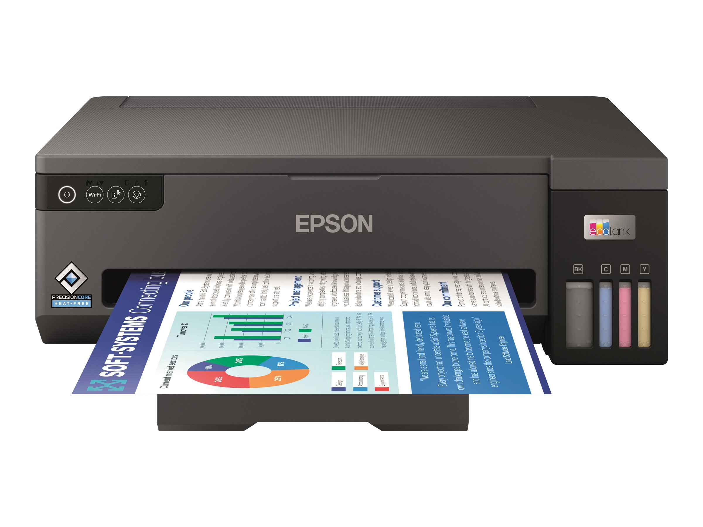 Epson EcoTank ET-14100 - Drucker - Farbe - Tintenstrahl - ITS - A3 - 4800 x 1200 dpi - bis zu 15 SeitenMin. (einfarbig)
